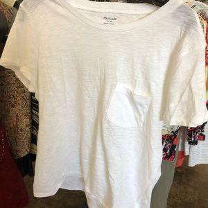 Classic white T-shirt with pocket by Madewell